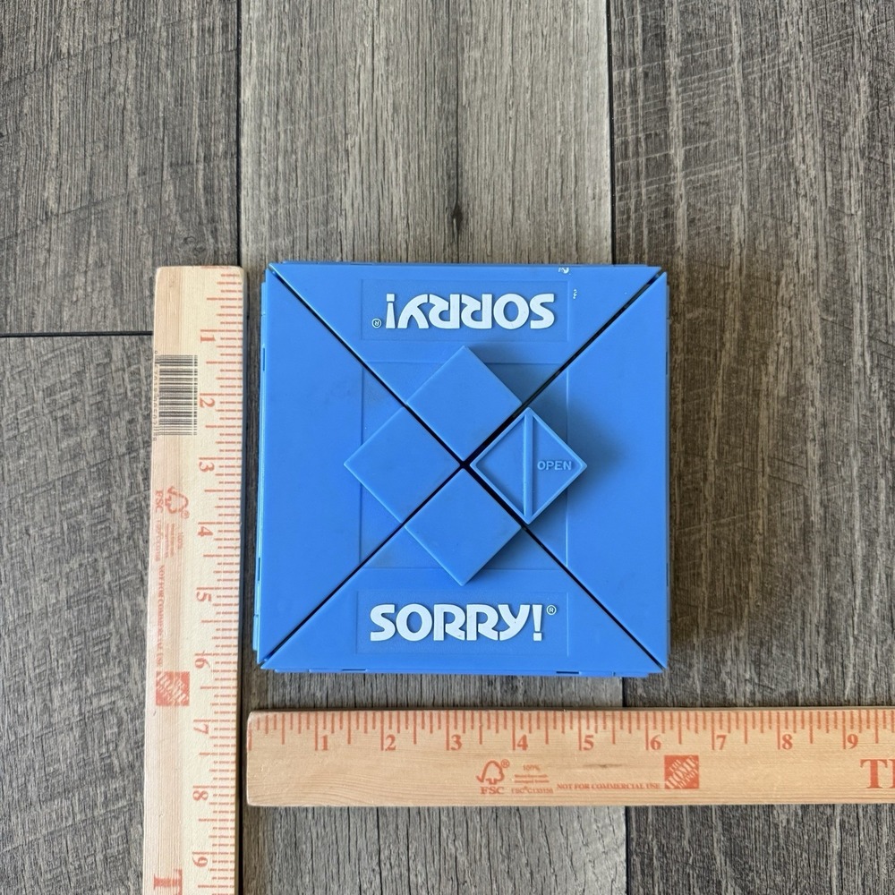 Vintage 1994 Sorry! Board Game Parker Brothers Folding Travel Edition BOARD ONLY - Picture 7 of 15